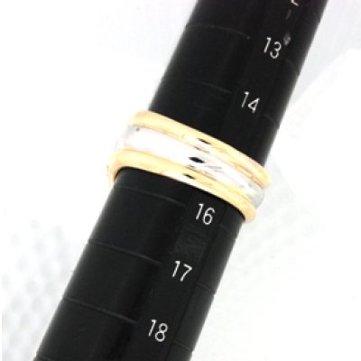 画像6: K18スリーカラーメレダイヤ入りリングのサイズ直し