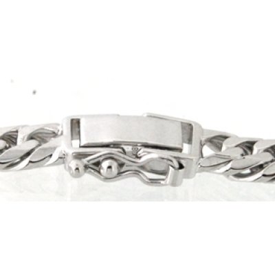 画像7: ☆750WG（ホワイトゴールド）ダブル喜平ネックレスの中折れ式クラスプ修理☆