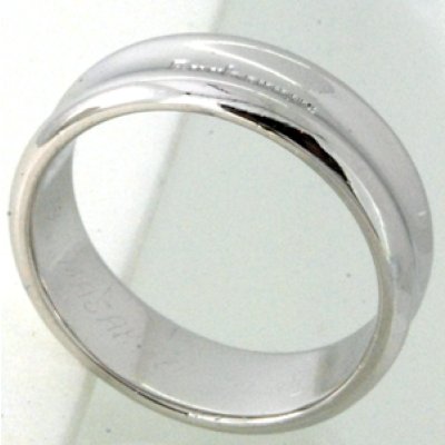 画像4: 18WG（ホワイトゴールド）バーバリーリングのサイズ直し