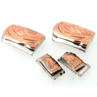 画像6: シルバー製ピンクゴールドメッキ入りのハワイアンジュエリーバングルのサイズ直し