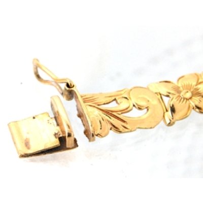 画像3: 14ホワイトゴールド・ハワイアンジュエリーブレスレットの金具修理