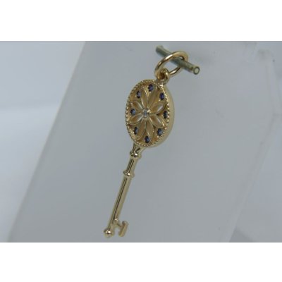 画像2: シルバー・ティファニー キー・デイジー キー ペンダント・カスタム例