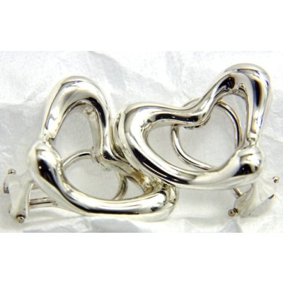 画像1: ティファニー　オープンハートのイヤリングのクリーニング例