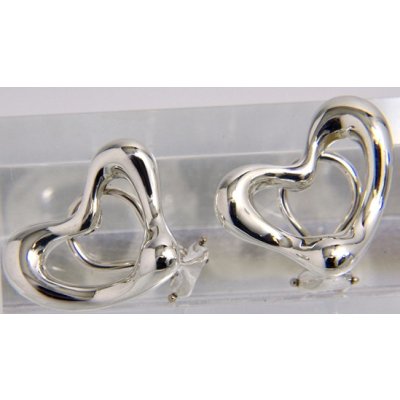 画像2: ティファニー　オープンハートのイヤリングのクリーニング例