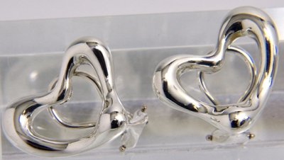 画像2: ティファニー　オープンハートのイヤリングのクリーニング例