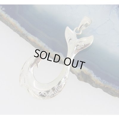 画像1: 【70%OFF】★１点限り★sv925ハワイアンジュエリーフィッシュフックペンダント