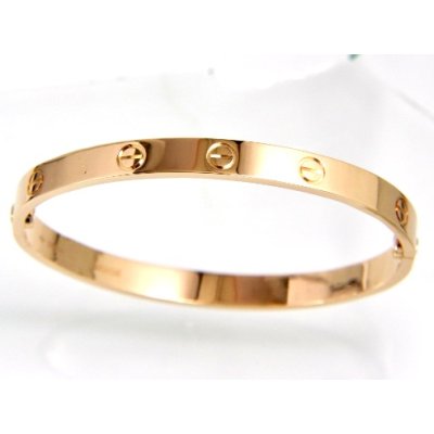 画像2: カルティエ・ピンクゴールドラブブレスのサイズ直し、ネジ山修復