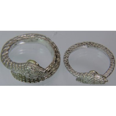 画像2: ストップ・ライト シルバースネークリングのサイズ直し例