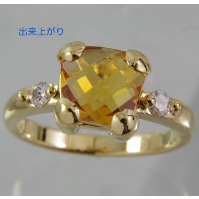 画像2: お客様持ち込みの石でK18リング制作