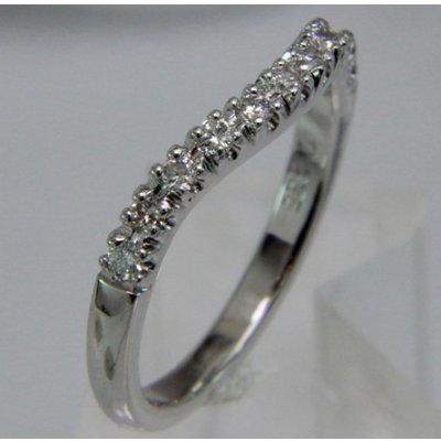 画像4: Pt900ダイヤモンドハーフエタニティリング制作