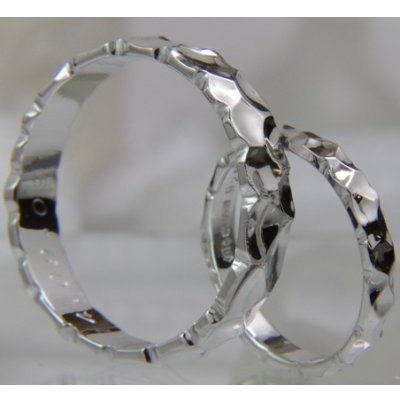 画像2: 【オーダー】【ペア・ブライダル】槌目シルバーペアリング