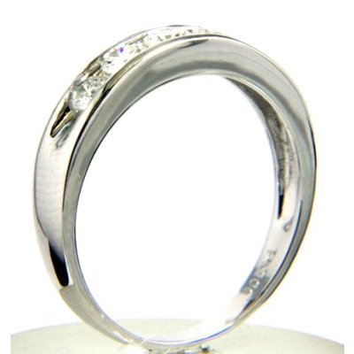 画像5: Pt900ダイヤモンド一文字リングのクリーニング、新品仕上げ例