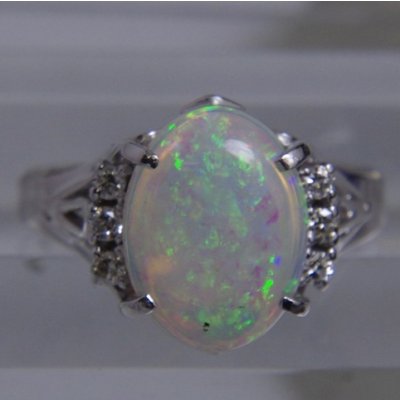 画像4: Pt900オパールリングのサイズ直し例