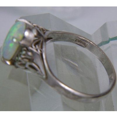 画像6: Pt900オパールリングのサイズ直し例