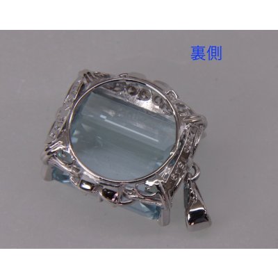 画像3: 【リフォーム例】アクアマリンリング→Ptペンダント製作