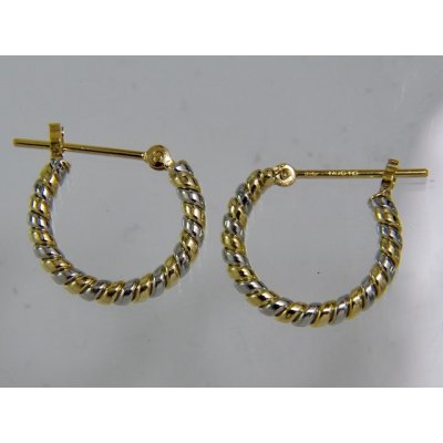 画像1: Pt900/K18フープピアスの修理