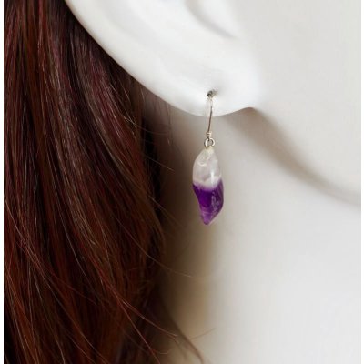 画像8: K14WGナチュラルシェープアメシストピアス