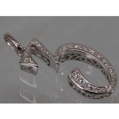 画像3: K18WGダイヤ入りペンダントのバチカン加工