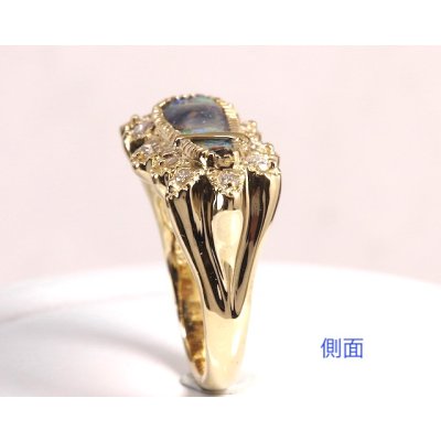 画像3: 【オーダー制作例】ボルダーオパールリング