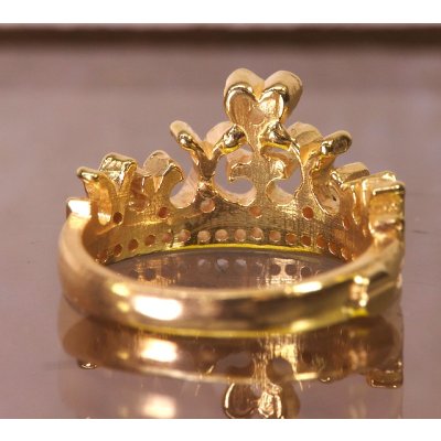 画像8: K18ティアラリング制作