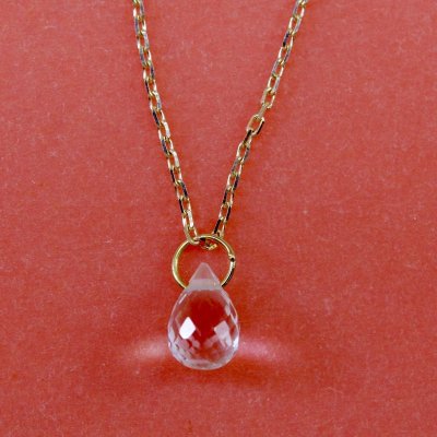 画像5: K10ネックレス　クリアクォーツペンダント