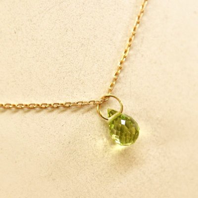 画像3: K10ネックレス ペリドットペンダント