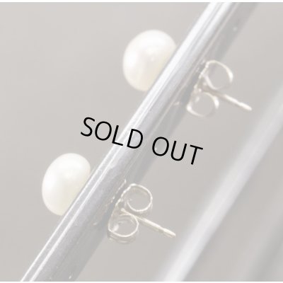 画像10: チタン淡水パールピアス