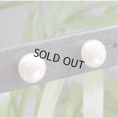 画像8: チタン淡水パールピアス