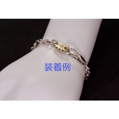 画像12: SVダイヤモンド 入りブレスレット　K18プレート付