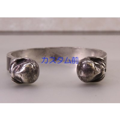 画像10: 【カスタマイズ】ストップライト(Stop Light)2スカルバングルに石留め