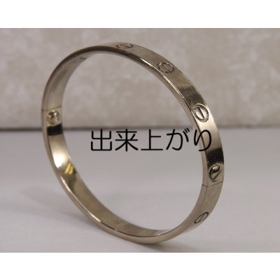 画像1: ホワイトゴールド・ラブブレスネジ製作