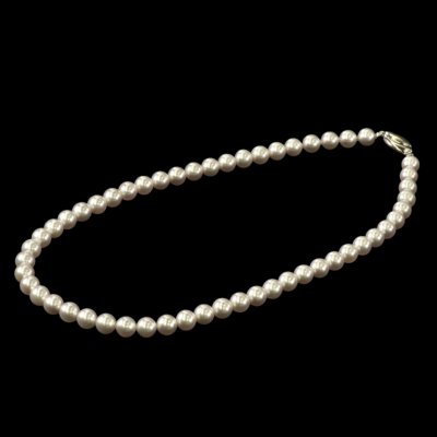 画像7: ★真珠てりクロス付き★アコヤパールネックレス