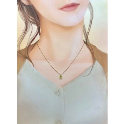 画像4: K10ネックレス ペリドットペンダント