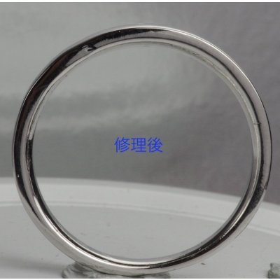 画像3: 消防署で切断した指輪の修復