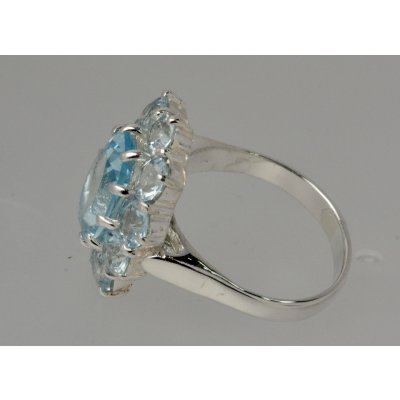 画像5: 【修理】シルバーブルー石入りリングのサイズ直し