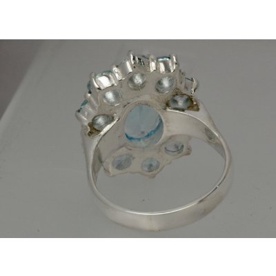 画像4: 【修理】シルバーブルー石入りリングのサイズ直し