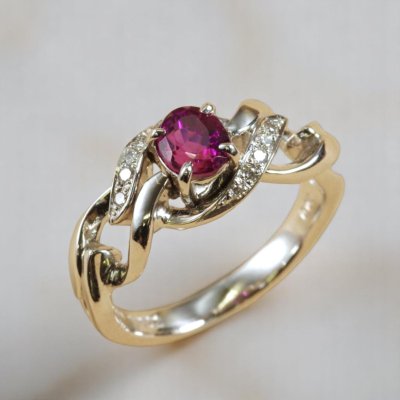 画像10: 【ソーティング付き】K18WG パープルサファイアリング