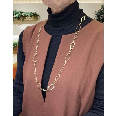 画像7: 【受注生産】K18オーバルロングネックレス