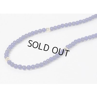 画像3: K18ボール入 ラピスラズリ(アフガニスタン産)ネックレス  12月誕生石