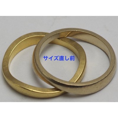 画像4: カルティエ750WG/YGラブミー2連リングのサイズ直し