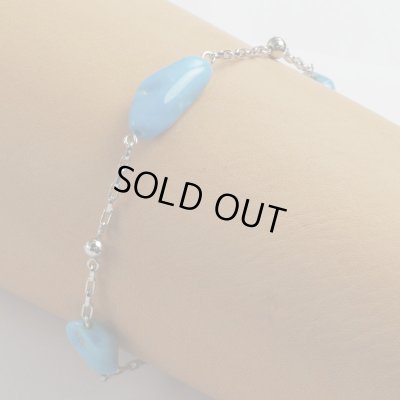 画像5: Pt900 アリゾナターコイズブレスレット