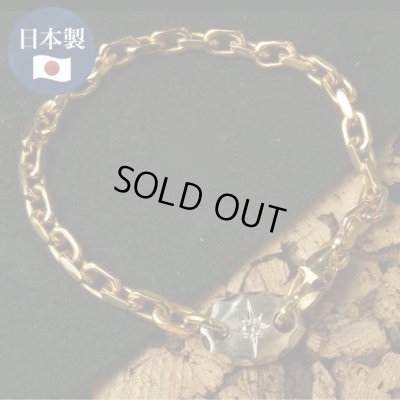 画像1: K18ダイヤモンド 入りブレスレット Pt900プレート付