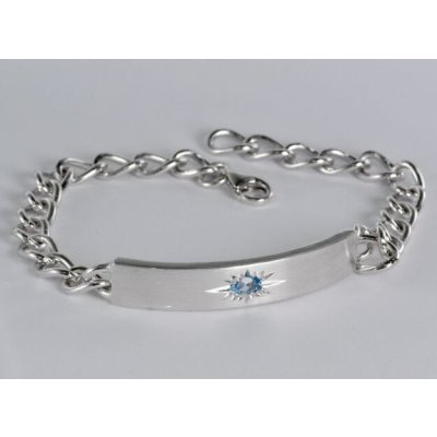 画像3: 【50％OFF】SV925 IDブレスレット (イエローサファイア)(ブルートパーズ)