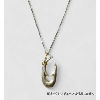 画像3: シルバー/K18 縄文釣り針 小