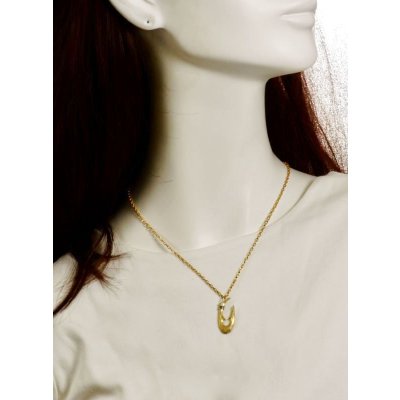 画像7: Pt900/K18 縄文釣り針 大 ペンダント