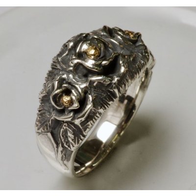 画像4: SV925/K18スリーローズリング