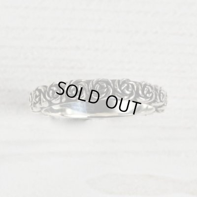 画像1: 【50%OFF】SV925フルエタニティローズリング