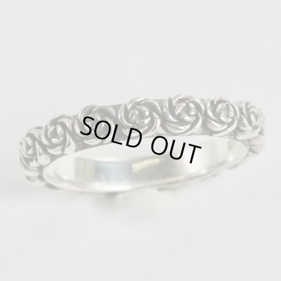 画像2: 【50%OFF】SV925フルエタニティローズリング