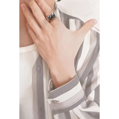 画像6: 【50%OFF】SV925平打ちスカルリング01