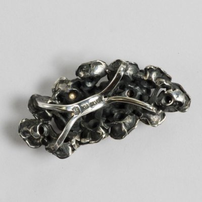 画像4: SV925重厚ローズ×K18 ペンダントトップ